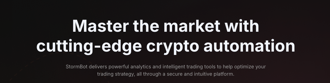 StormBot Trading Platform